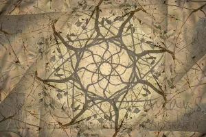 In-camera dark meervoudige belichting DARK van bomen 