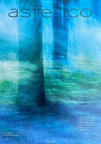 Italian Nature Photography Magazine that published a 12-page interview with me and honored me with the cover of this edition.